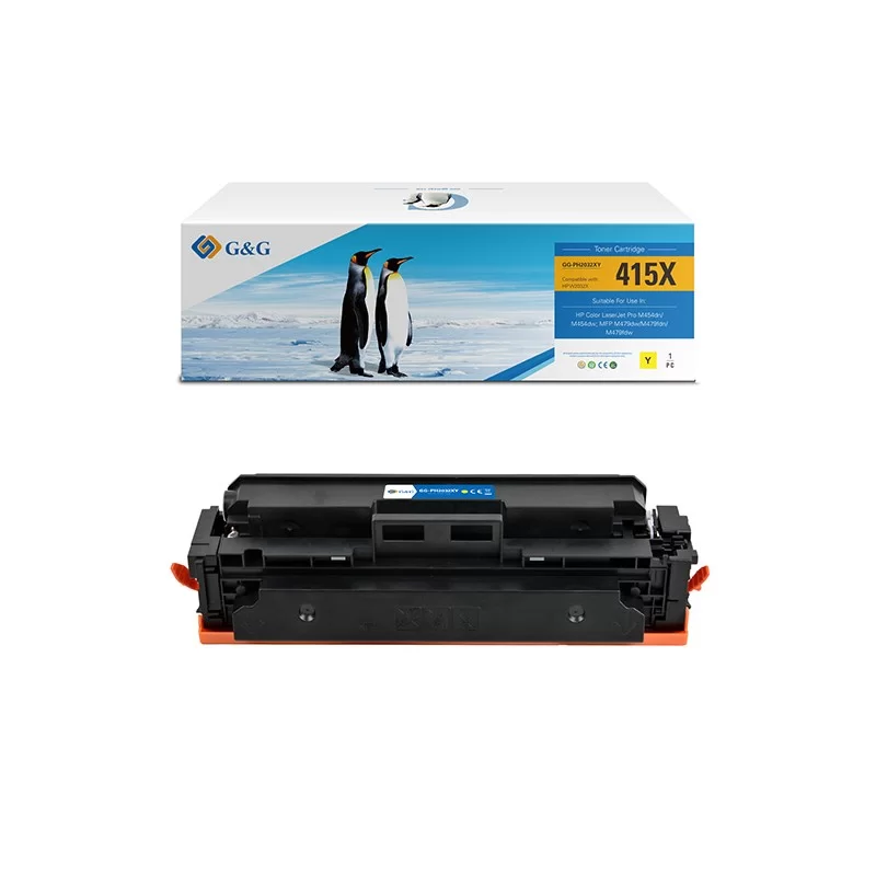 Toner Compatibile GG Giallo PER HP Color LaserJet Enterprise Flow M681z/ M681dh