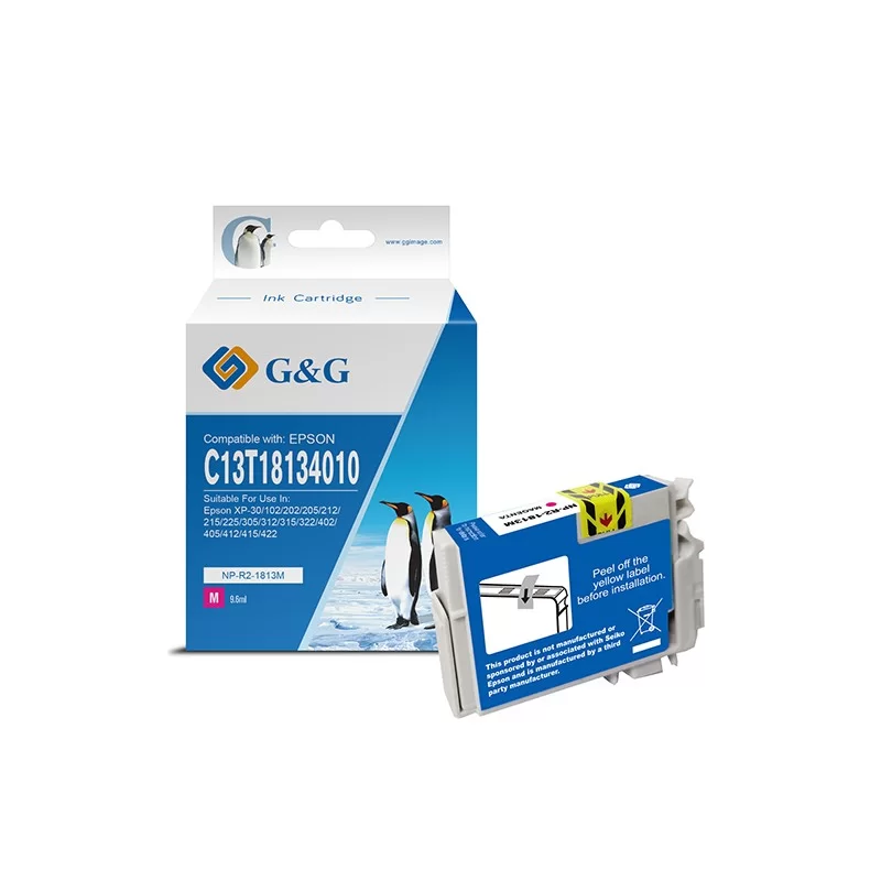 Cartuccia ink compatibile GG Magenta per Epson P-30/102/202/205/305/402/405
