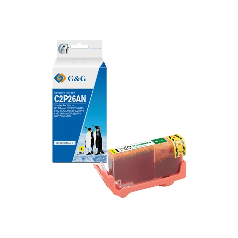 Cartuccia ink compatibile GG Giallo per HP Officejet 6820/6815/6810/6812 eAIO