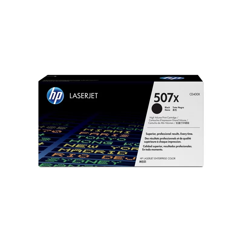 TONER NERO HP 507X LASERJET ENTERPRISE 500 COLOR M551N ALTA CAPACITA'