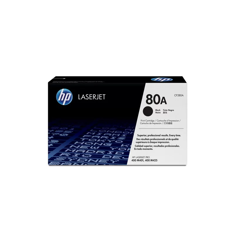 HP 80A BLACK LASERJET TONER CARTRIDGE