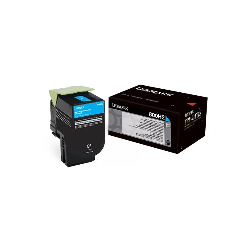 TONER CIANO 800H2 ALTA CAPACITA' CX410DE/ CX410DTE e CX410E