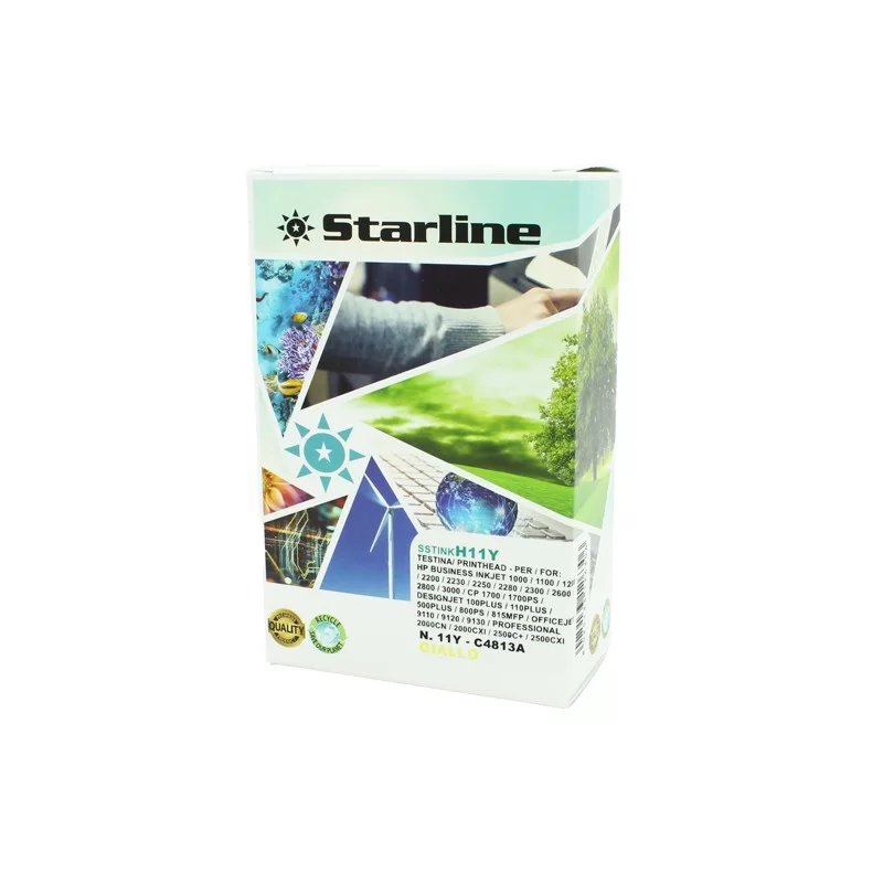 Starline Testina ink compatibile Giallo per HP N 11
