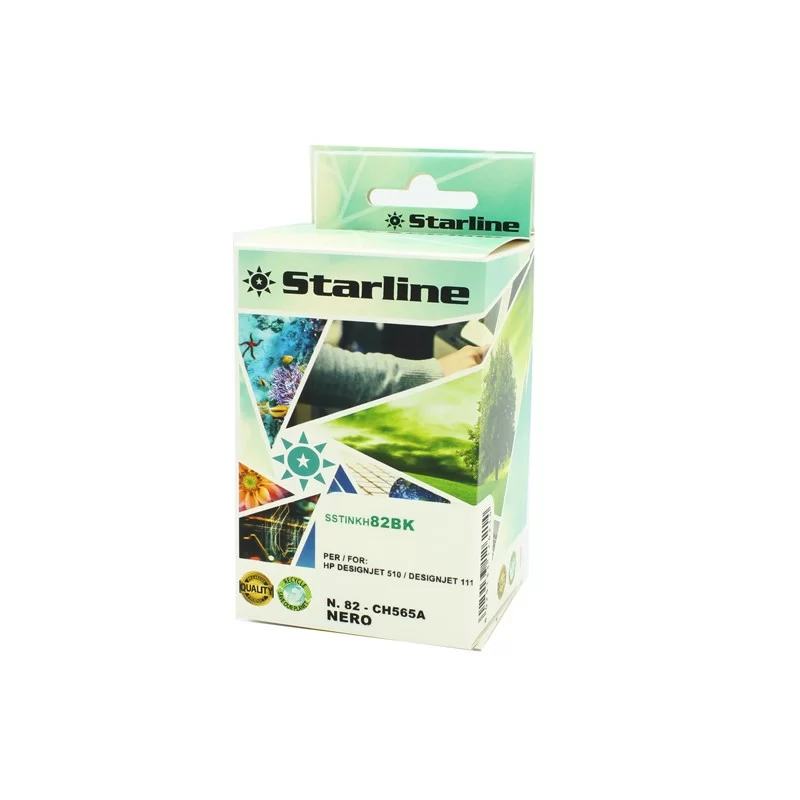 Starline Cartuccia ink per Hp N.82 Nero 69ML