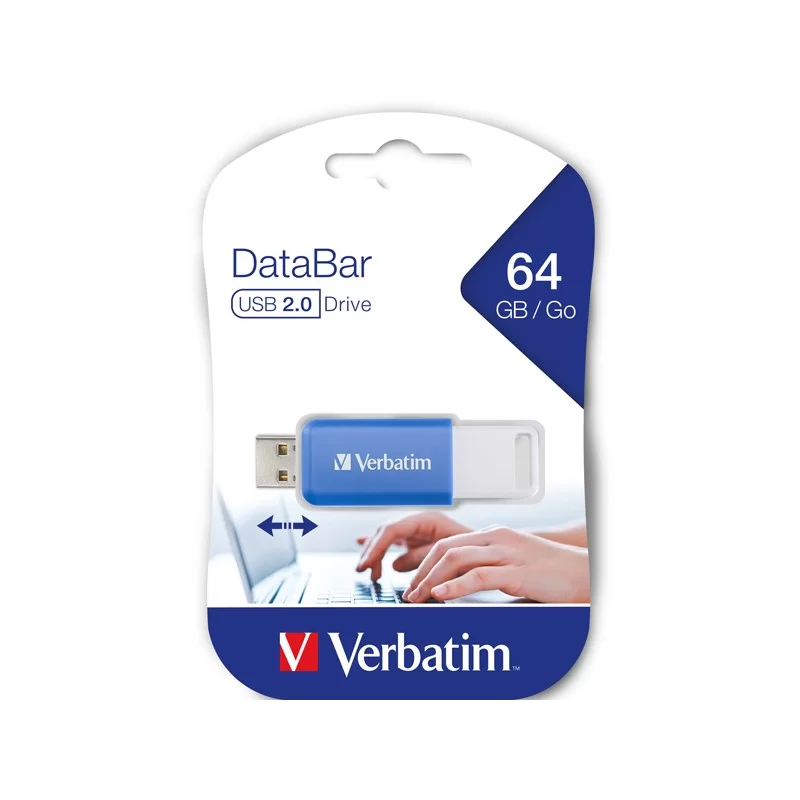 Verbatim V DataBar USB 2.0 Drive Blu 64GB