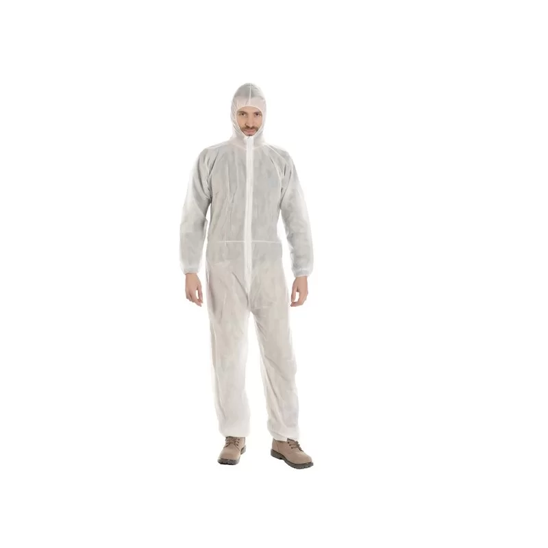 Tuta Coverall 40 PLP tg L bianco Worker