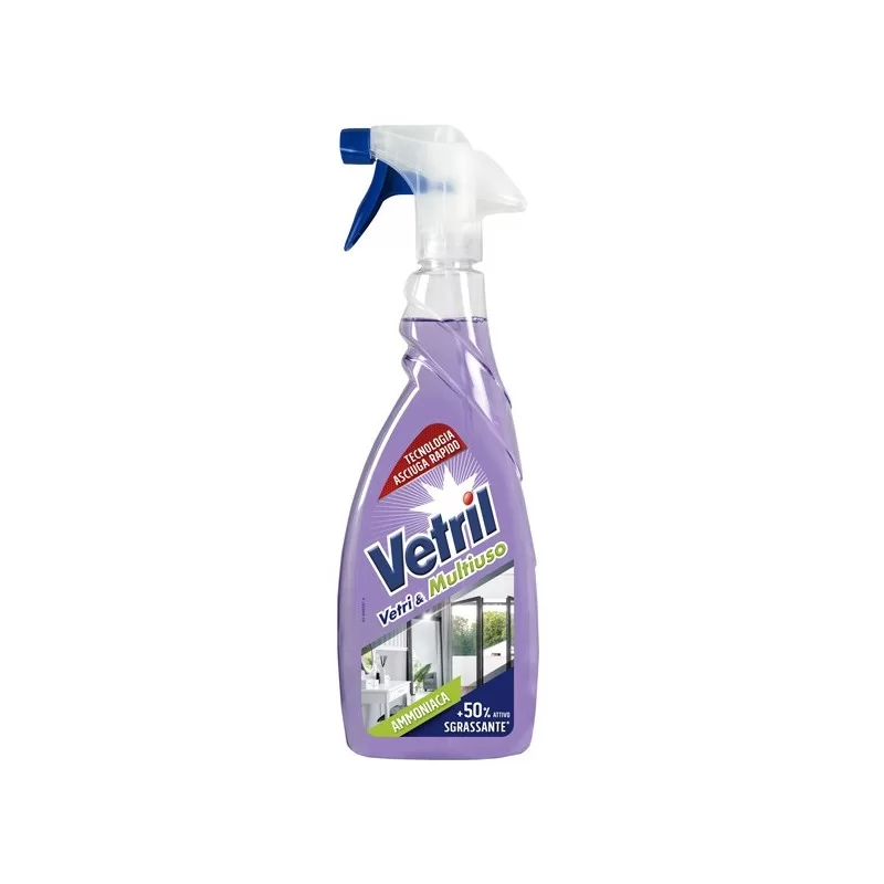 Vetril vetri e specchi anti aloni trigger 650ml