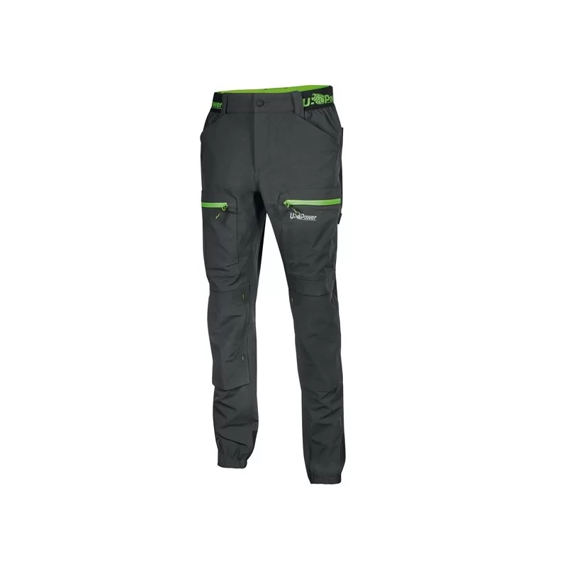 Pantaloni da lavoro Harmony taglia XXL grigio/verde U-power