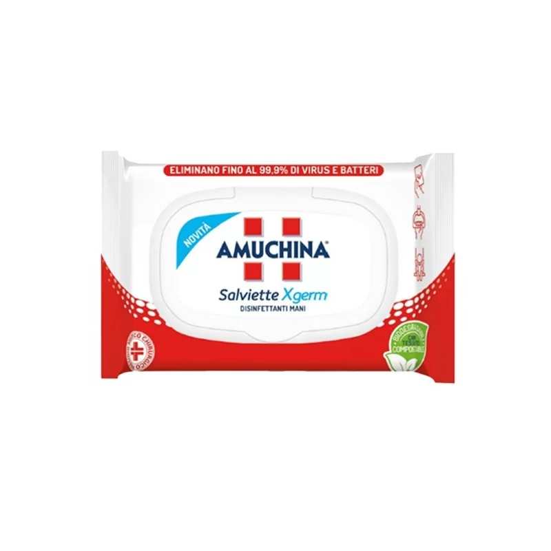 20 Salviette disinfettanti mani Xgerm Amuchina