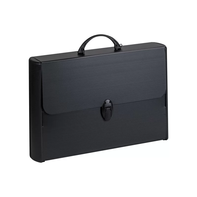 Valigetta polionda Total Black 28x43cm dorso rigido 8,5cm Favorit