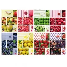 Maxiquaderno A4 80gr 40+2fg 5mm c/margine Fruit Pigna (Conf.10)