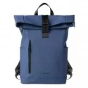 Zaino Roll-top Drop gomma antipioggia dim. 30x42x14cm blu InTempo