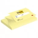 BLOCCO 100fg Post-it® Super Sticky Z-Notes R350 Giallo Canary™ 76x127mm (Conf.12)