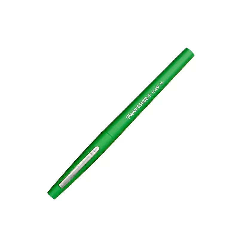 PENNARELLO FLAIR NYLON VERDE PUNTA 1.1MM PAPERMATE (Conf.12)