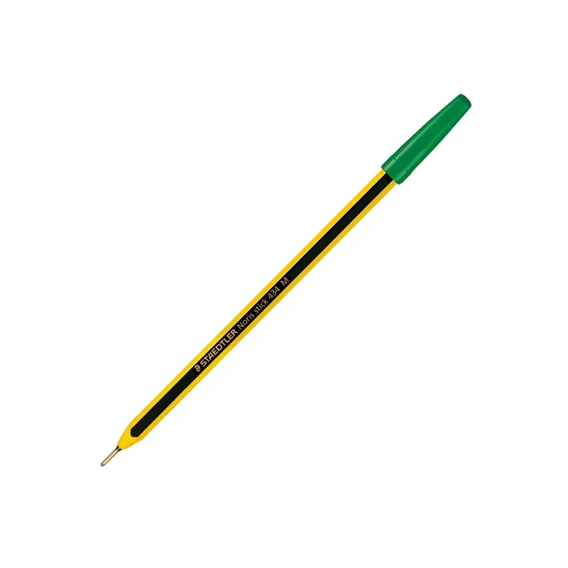Scatola 20 penna a sfera 434 Noris Stick verde 1,0mm STAEDTLER