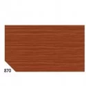 10RT CARTA CRESPA MARRONE 870 (50X250CM) 48gr/m² Rex Sadoch