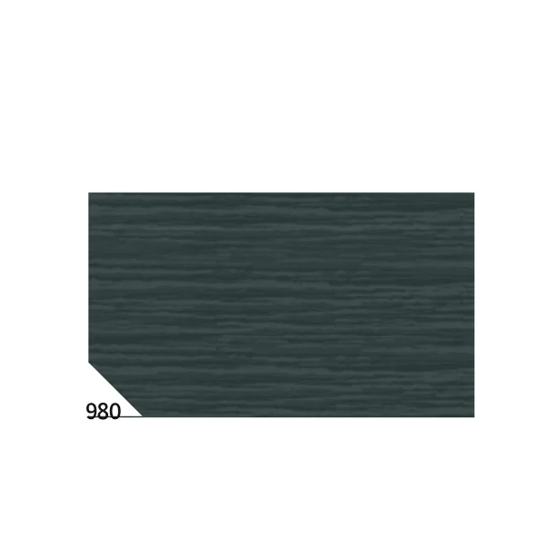 10RT CARTA CRESPA NERO 980 (50X250CM) 48gr/m² Rex Sadoch