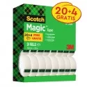 Promo pack 20+4 nastro adesivo Scotch® Magic™ 810 19mmx33mt