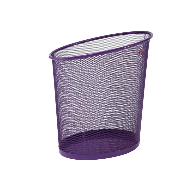 Cestino gettacarte 18lt MESH in rete metallica viola ALBA