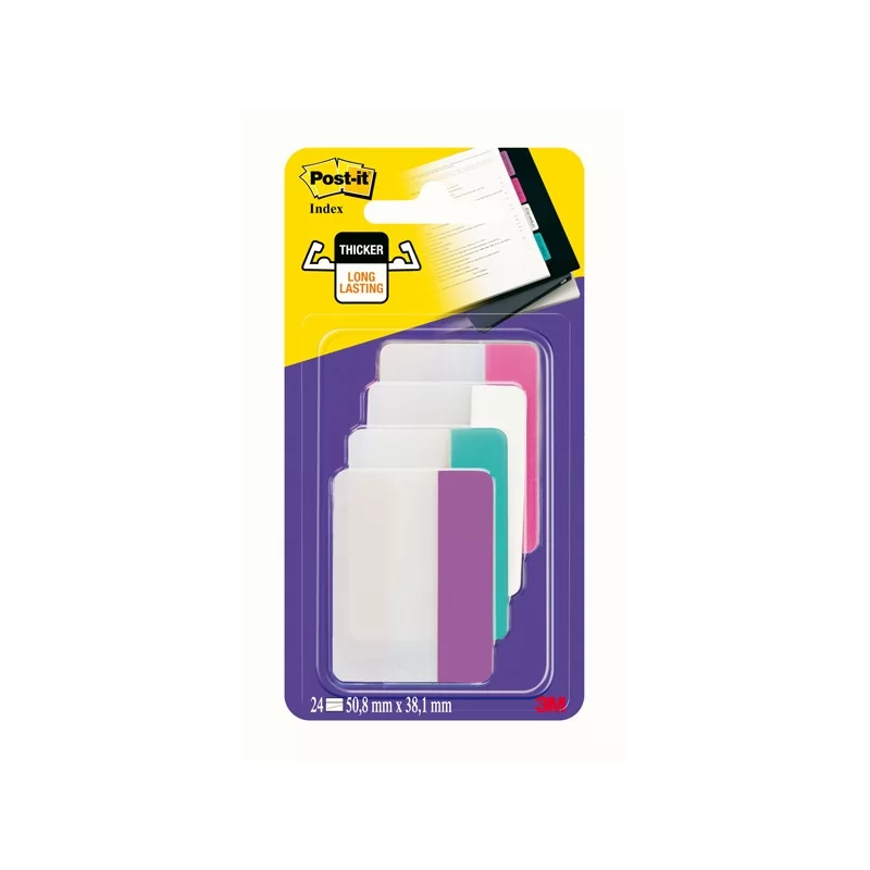 BLISTER 24 Post-it® INDEX STRONG 686-PWAV 50,8X38MM X ARCHIVIO