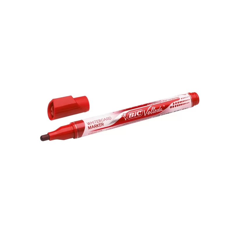 MARCATORI P.TONDA Whiteboard VELLEDA® Liquid Ink Pocket BIC® ROSSO