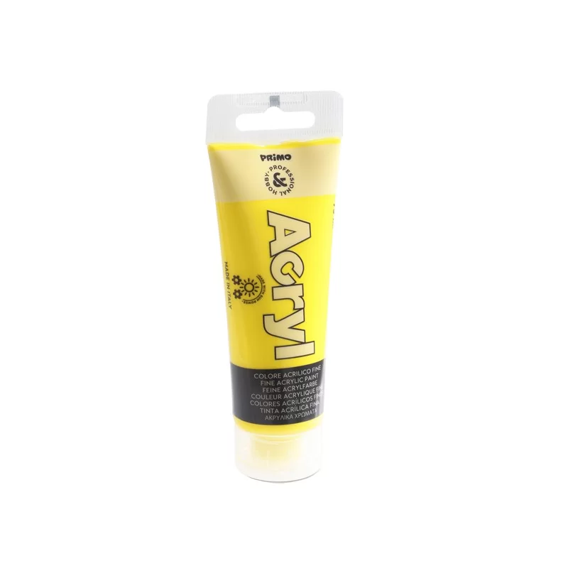 Colore Acryl fine tubo da 75ml giallo 201 Primo