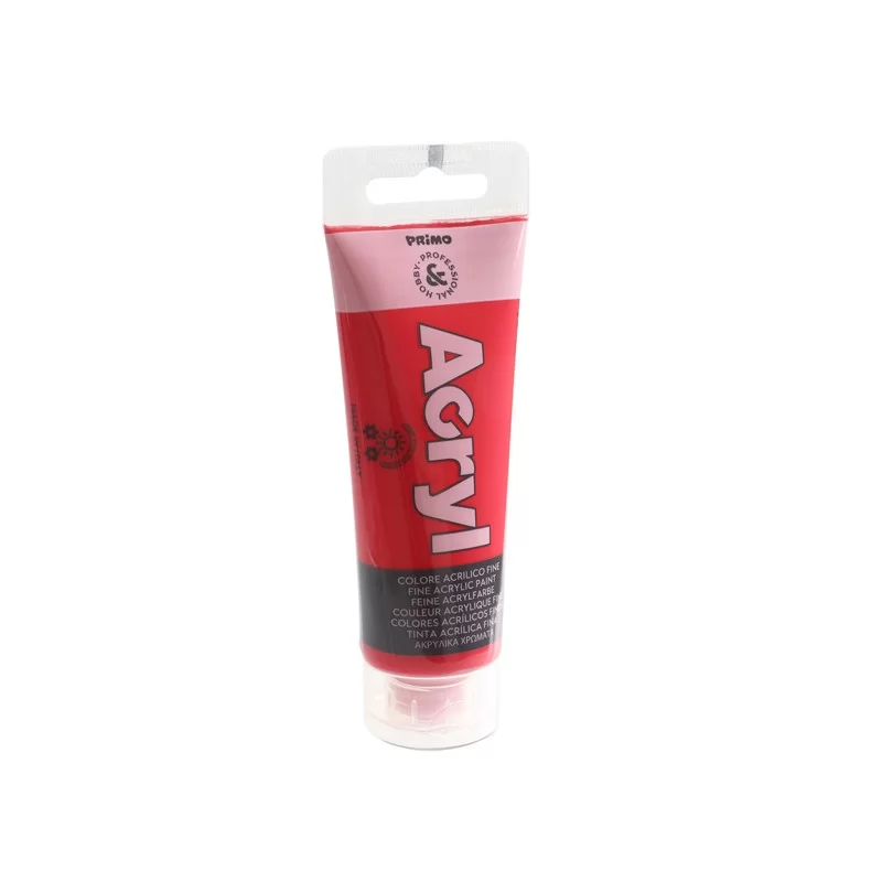 Colore Acryl fine tubo da 75ml rosso carminio 310 Primo