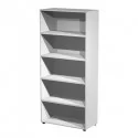 ARMADIO MODULARE A GIORNO 90x44cm - H200cm GRIGIO