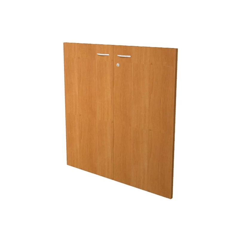 COPPIA ANTE in MELAMIN. x libreria bassa L76cm NOCE CHIARO