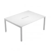 TAVOLO RIUNIONI 6 Posti 160X120xH74,4cm BIANCO - AGORA'