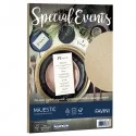 Carta metallizzata SPECIAL EVENTS A4 10fg 250gr sabbia FAVINI