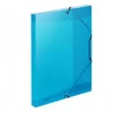 Cartella 3L C/elastico blu LUMINA 24x32 D 2,5cm Favorit