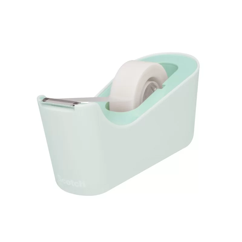 Dispenser da Tavolo C18 Menta+1 rotolo di nastro adesivo Scotch® Magic™19x33