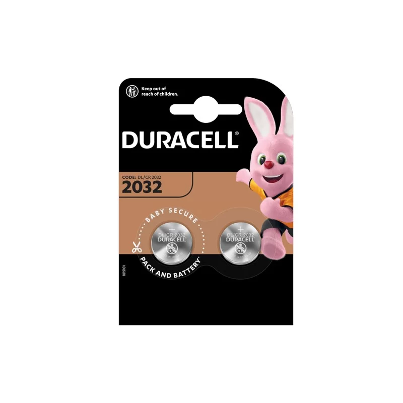 BLISTER 2 PILE LITIO DURACELL 3V (DL2032)