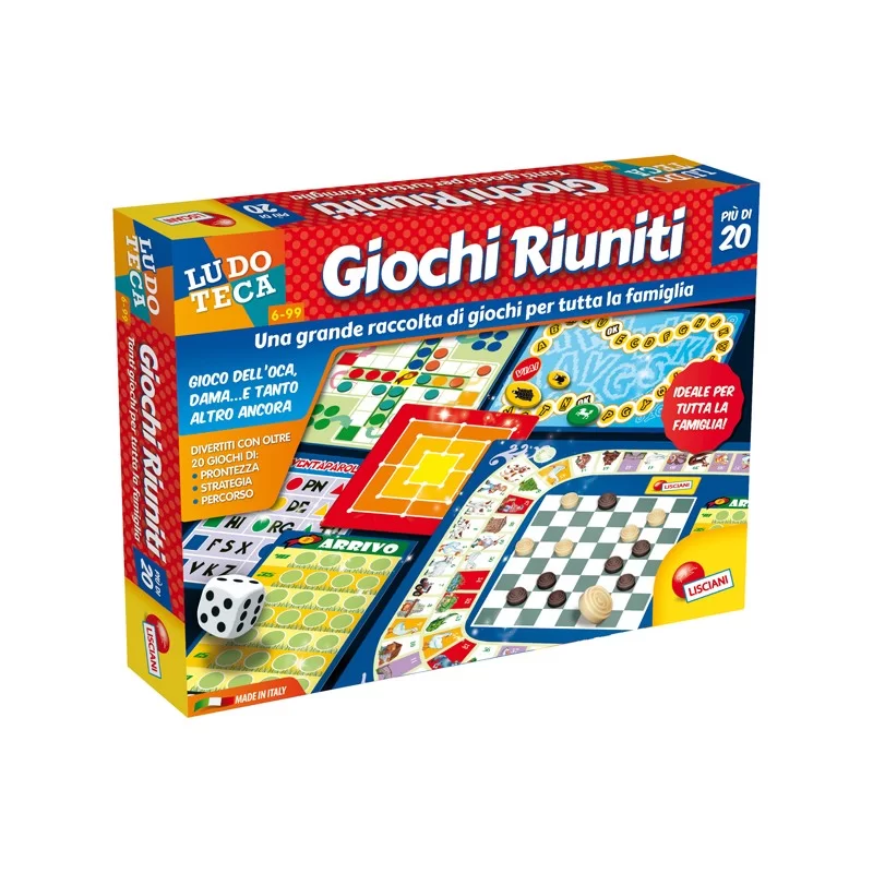 Giochi riuniti +di 20 Lisciani