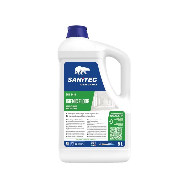 Detergente Igienic Floor menta e limone 5Lt Sanitec