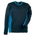 Maglietta a maniche lunghe Madeira Tg. XL blu navy/nero Cofra